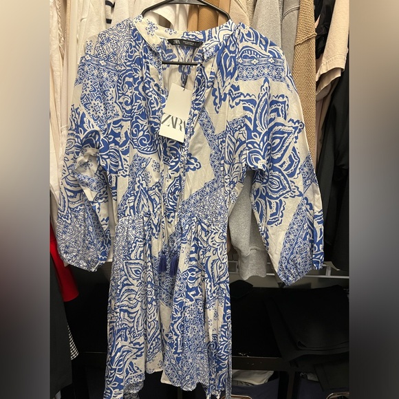 NWT belted Zara Dress - Picture 1 of 4